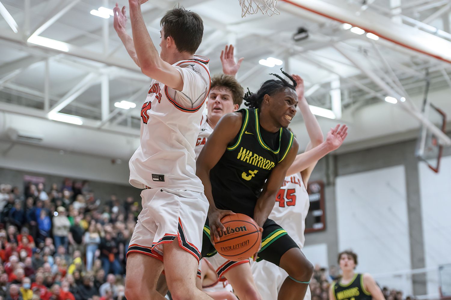 1 Lincoln vs Cleveland boys basketball 6A Oregon second round March 4 2023 Ken Waz 18